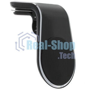 Держатель автомобильный для смартфонов OLMIO Magnet Clip, черный