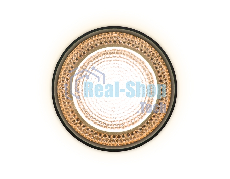 Светильник Ambrella light TN348 SBK/TI черный песок/янтарь GU5.3 D85*45