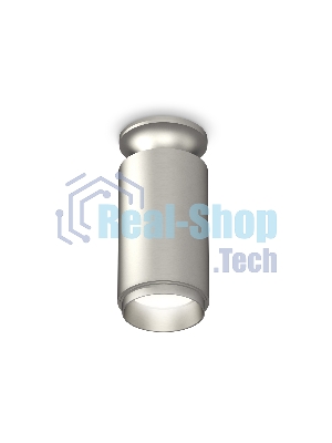 Светильник Ambrella Light XS6324080 SSL/MCH серебро песок/хром матовый MR16 GU5.3 (N6904, C6324, N6123)