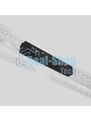 Прямой коннектор Elektrostandard Slim Magnetic черный 95135/00
