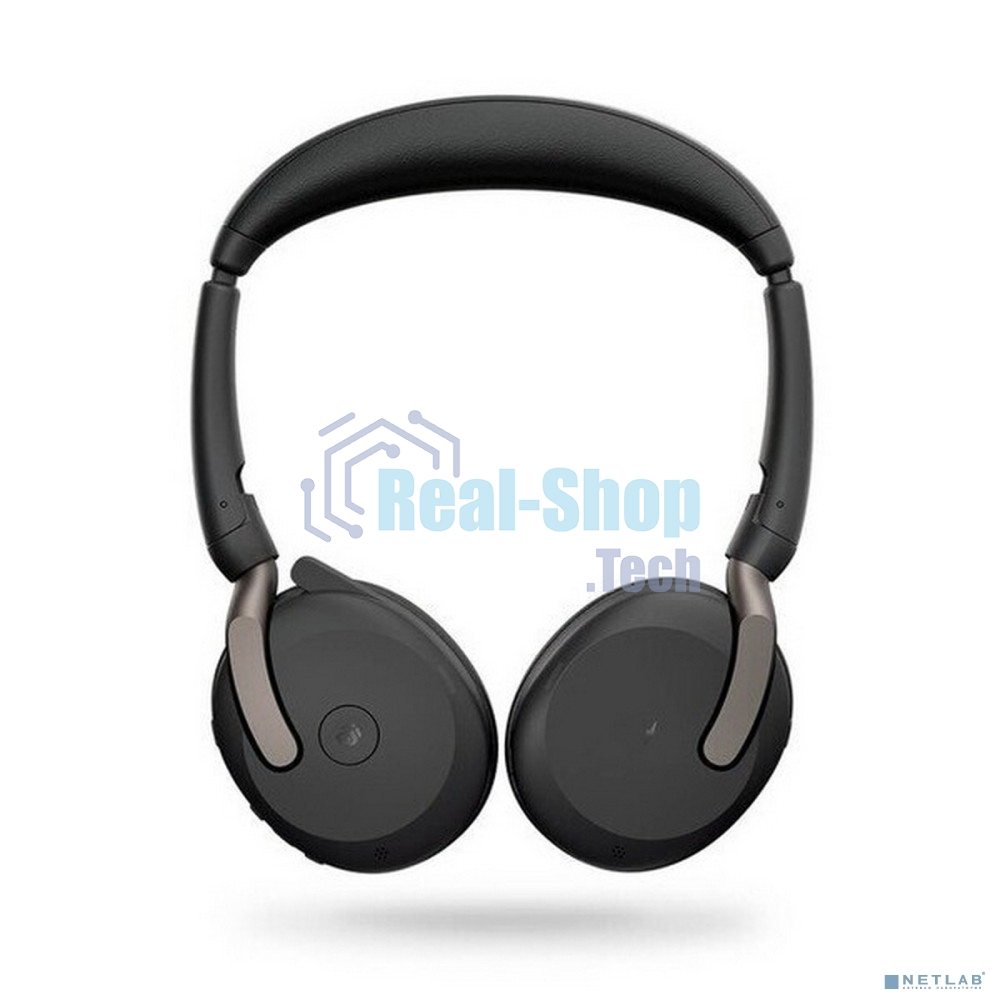 Гарнитура Jabra Evolve2 65 Flex чёрный, беспроводная, Bluetooth, до 32 ч