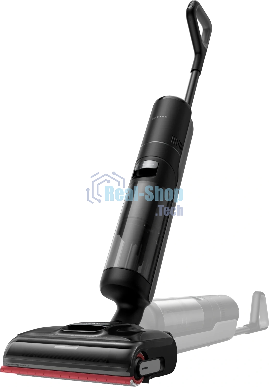 Пылесос вертикальный Dreame Wet and Dry Vacuum H15S черный, питание от аккумулятора, 400 Вт, уборка сухая/влажная, пылесборник 0,7 л