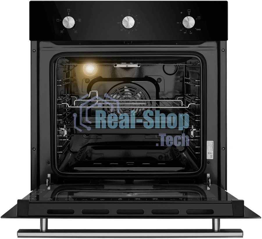 Шкаф духовой газоэлектрический Maunfeld EOGC604B Slim