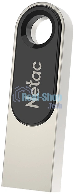 Флешка USB Netac U278 (NT03U278N-016G-32PN), 16Gb, USB 3.0, R/W 90/45, серебристый/черный