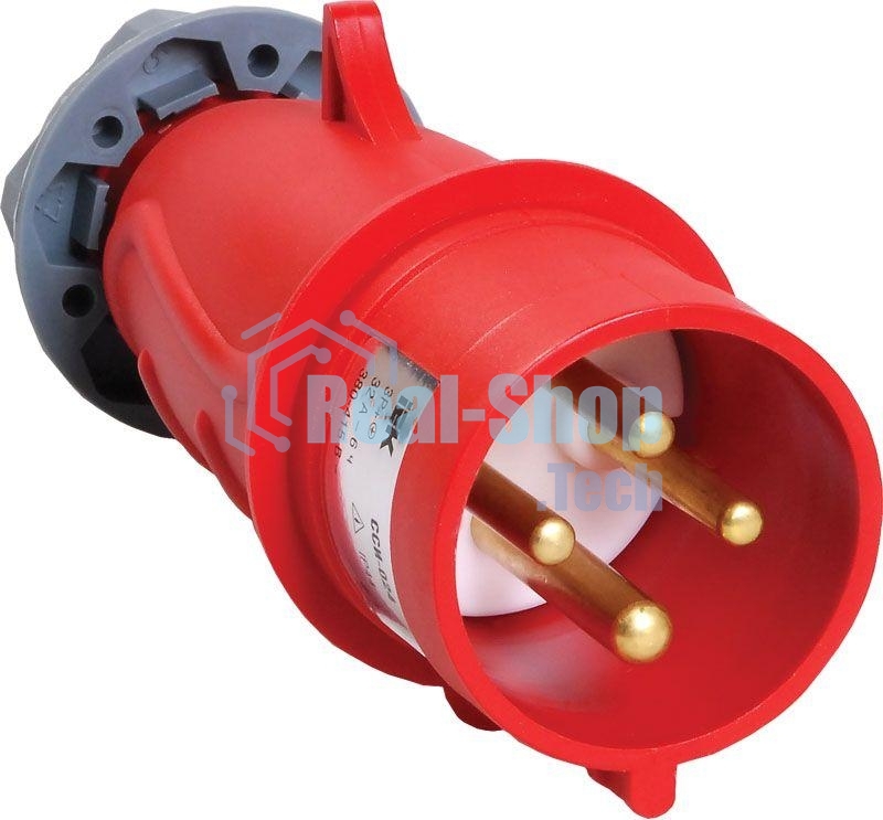 Вилка переносная Iek PSN02-032-4 ССИ-024 32А-6ч/380-415В 3Р + РЕ IP44 MAGNUM ИЭК