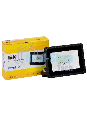 Прожектор IEK LPDO601-30-65-K02 СДО 06-30 светодиодный черный IP65 6500 K IEK