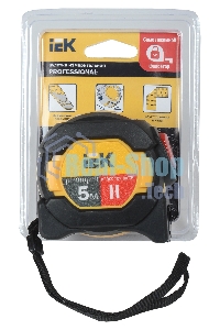 Рулетка измерительная Professional 5м IEK TIR10-3-005