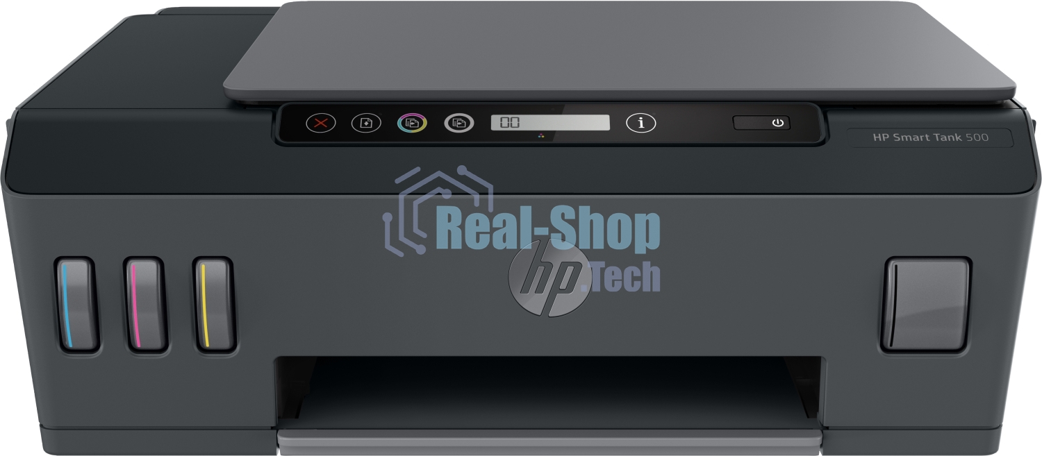 МФУ струйное HP Smart Tank 500 (4SR29A), A4, цветной, печ. до 22 стр/мин. (ч/б) до 16 стр/мин. (цвет), скан. до 8 стр/мин. (ч/б) 4 стр/мин. (цвет), 1200x1200dpi, USB