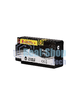 Струйный картридж Sakura CZ133A (№711 Black) для HP, черный, 73 мл.