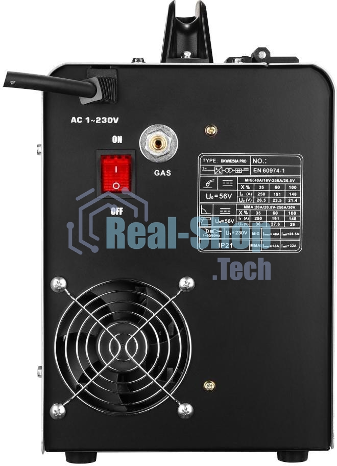 Сварочный полуавтомат Deko DKWM250A MIG-MAG/ММА 7кВт