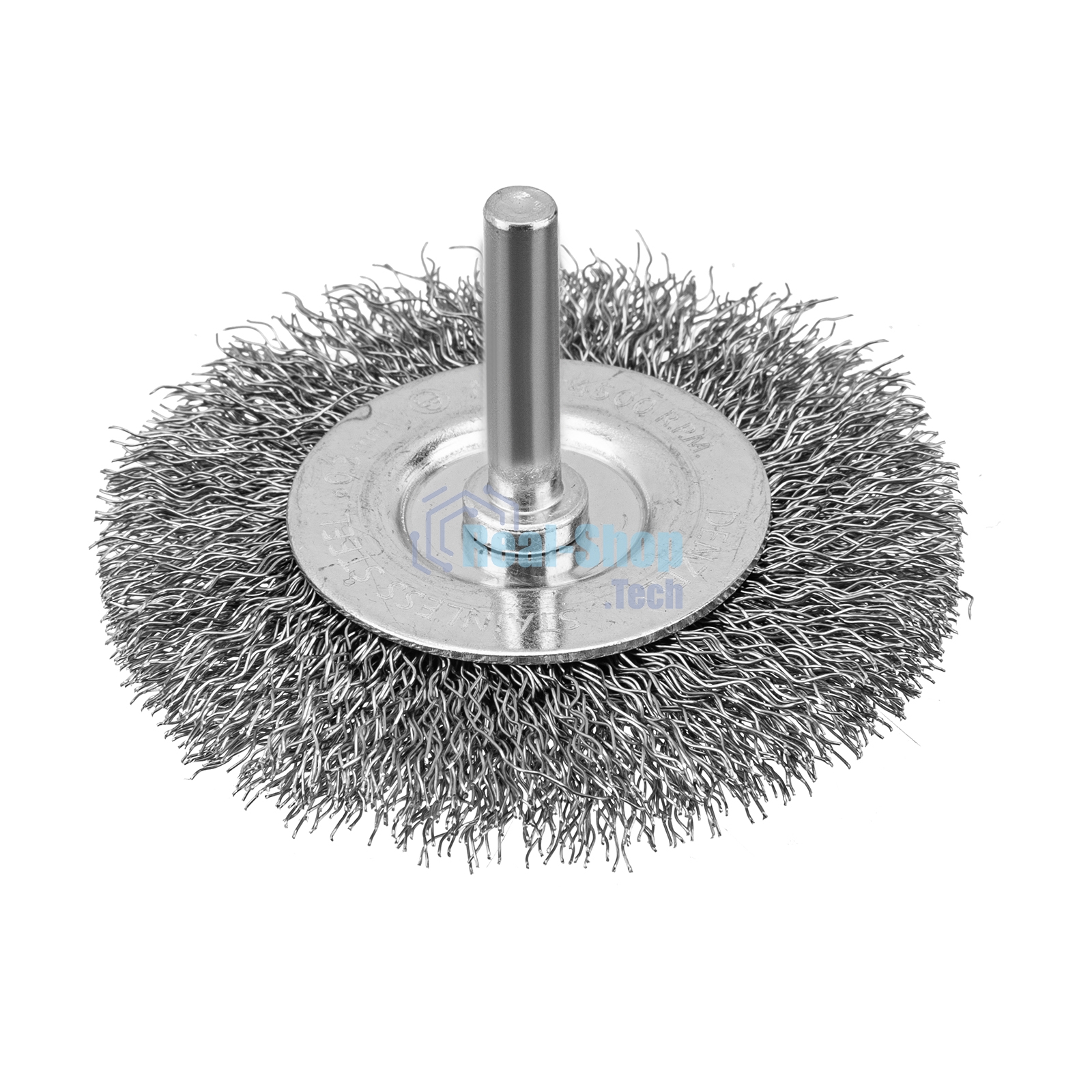 Набор щеток для дрели Denzel 2 Плоские 50-75 мм, 3 Чашки 25-50-75 мм, шпилька, нерж.вит. проволока
