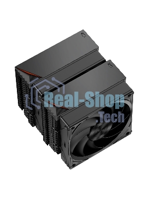 Кулер для процессора PCCooler RZ620 BK (260W, 4-pin PWM, 157.5мм, Al/Cu, 6x6мм, 1x120мм, 86.73CFM, 32dBA, 2200RPM, S: 1851/1700/1200/115X, AM5/AM4, черный)