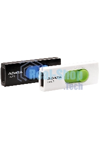 Флешка USB ADATA UV320 (AUV320-32G-RBKBL), 32Gb, USB 3.2 Gen 1, R/W 100/30, черный/голубой