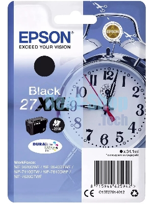 Картридж струйный Epson C13T27914012, 34.1 мл, 2200 к., черный