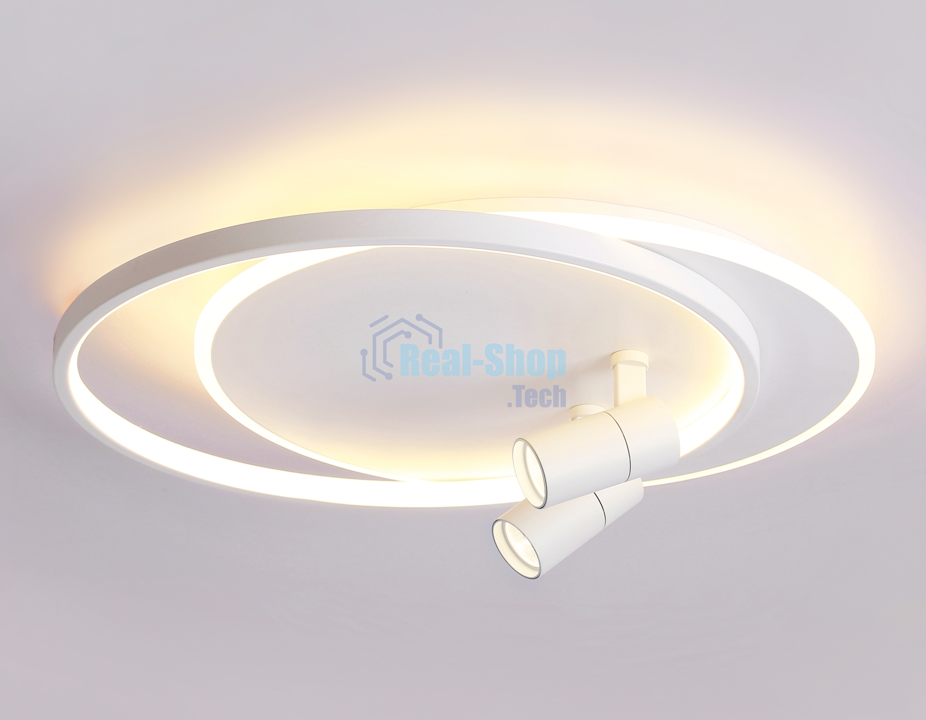 Светильник Ambrella light FL51391/1+2 WH белый 3000K-6400K 65W 560*480*120 (ПДУ РАДИО 2.4G)