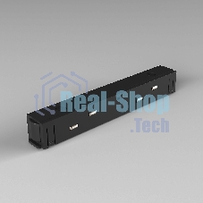Прямой коннектор Elektrostandard Slim Magnetic черный 95135/00