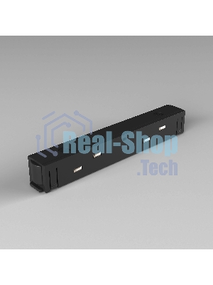 Прямой коннектор Elektrostandard Slim Magnetic черный 95135/00