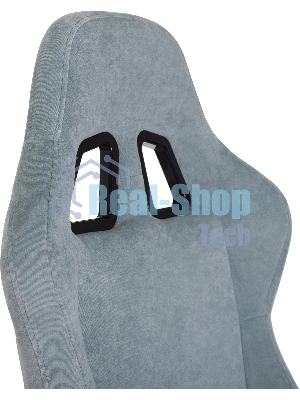 Кресло игровое Knight Terminator серо-голубой Light-28, крестов. металл