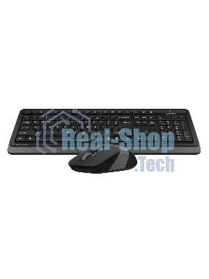 Комплект клавиатура+мышь A4Tech FStyler FG1010S беспроводной, USB, 2000 DPI, чёрный/серый