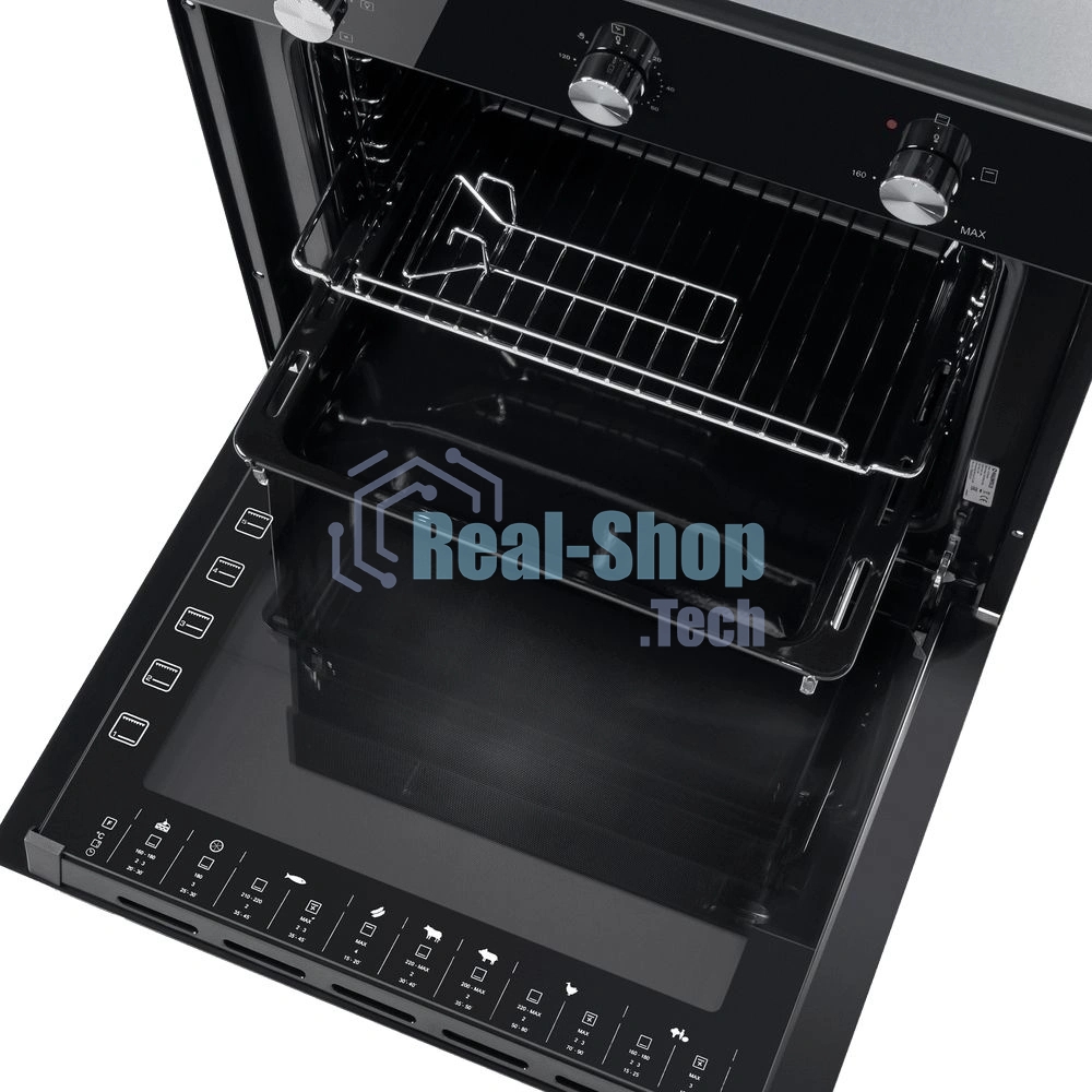 Шкаф духовой газоэлектрический Maunfeld EOGC604B Slim