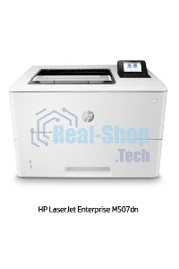 Принтер лазерный HP LaserJet Enterprise M507dn (1PV87A), A4, ч/б, печ. до 43 стр/мин, 1200 x 1200 dpi, USB, RJ-45, Air Print, Mopria