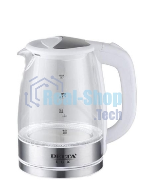 Чайник электрический Delta LUX DL-1204W белый