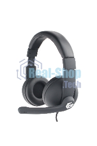 Гарнитура проводная игровая Gembird MHS-G220 черный soft touch регулировка громкости кабель 2м