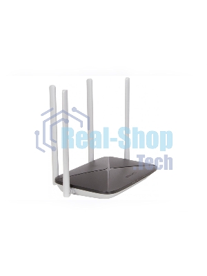 Беспроводный маршрутизатор Mercusys AC12, Dual Band, (867Мбит/с на 5 ГГц + 300Мбит/с на 2,4 ГГц)4 порта 100 Мбит/с, 4 фиксированных антенны