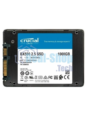 Накопитель SSD Crucial BX500, 1Tb, SATA III, 2.5