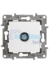 Розетка телевизионная проходная, 15дБ, бел. ETIKA