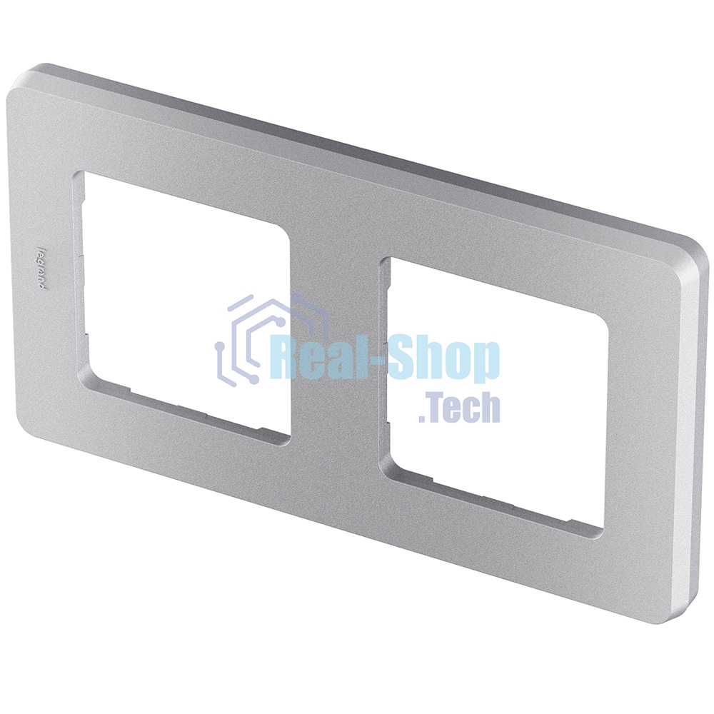 Рамка 2 поста алюминий Inspiria