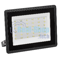 Прожектор светодиодный СДО 06-50 6500К IP65 черный ИЭК LPDO601-50-65-K02