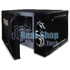 Микроволновая печь Hyundai HYM-M2063 черный, 20 л, 700 Вт, переключатели - поворотный механизм