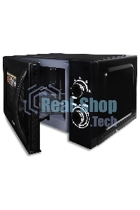 Микроволновая печь Hyundai HYM-M2063 черный, 20 л, 700 Вт, переключатели - поворотный механизм