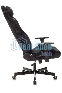 Кресло игровое Бюрократ Knight N1 Fabric черный Light-20, с подголов. крестовина металл