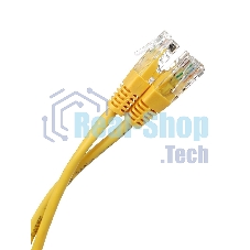 Патч-корд литой Aopen/Qust UTP кат.5е 3м желтый 