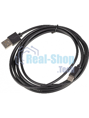 Кабель USB (m)-USB Type-C (m) 2м черный