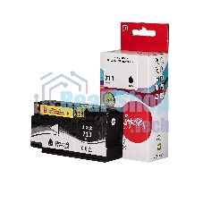 Струйный картридж Sakura CZ133A (№711 Black) для HP, черный, 73 мл.