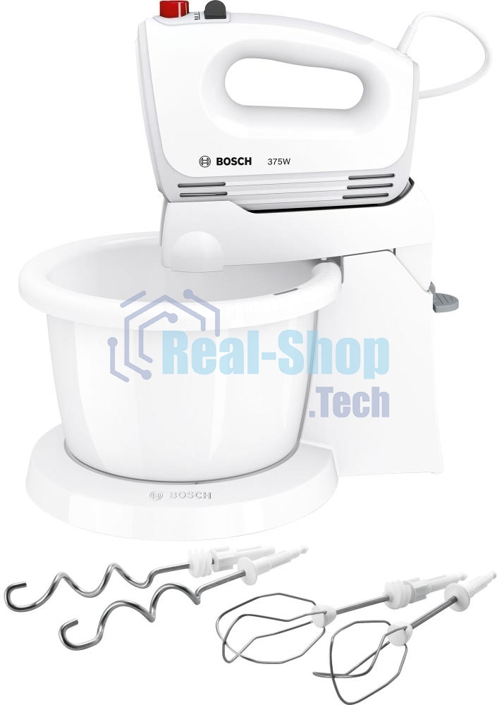 Миксер ручной Bosch MFQ2600W 375Вт, белый