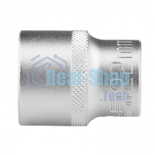 Головка торцевая, 22 мм, 12-гранная, CrV, под квадрат 1/2