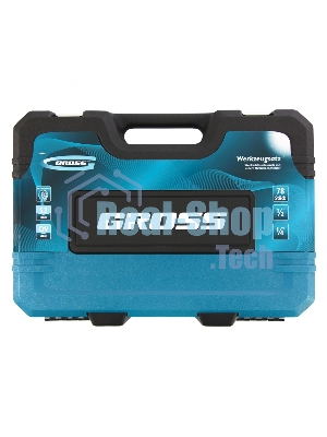Набор инструментов Gross 14148 78 пред., 120 зубьев, CrV, 1/4, 1/2