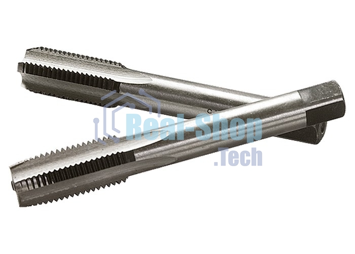 Метчик ручной Сибртех М8 х 1,25 мм, комплект из 2 шт.