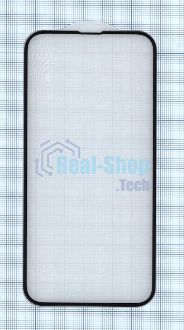 Защитное стекло 6D для Apple iPhone 14 черный