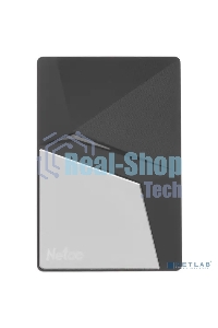 Внешний SSD Netac Z7S, 2TB, USB 3.2 Gen 1 Type-A, R/W 550/480, черный