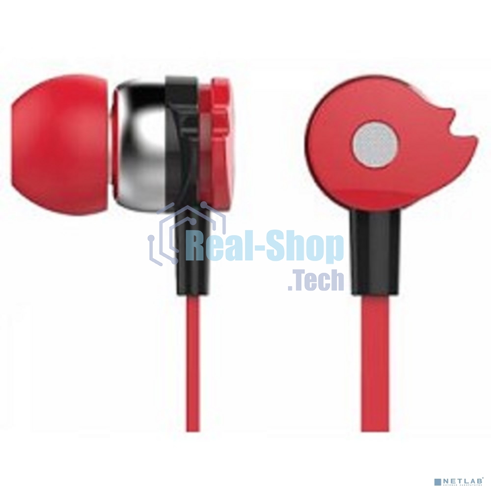 Наушники Oklick HP-S-210 1.1м красный