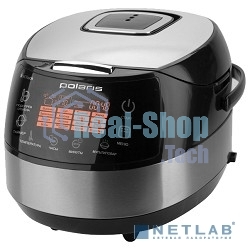 Мультиварка Polaris PMC 0517AD 5л 860Вт серебристый/черный