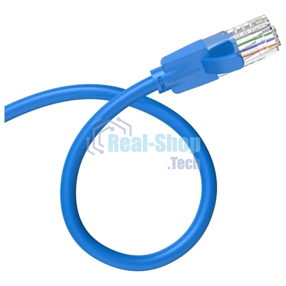 Патч-корд Vention прямой UTP cat.6, RJ45 - 5м. синий