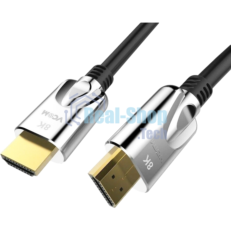 Кабель HDMI 19M/M,ver. 2.1, 8K@60 Hz 1.5m VCOM CG862-1.5M VCOM/TELECOM