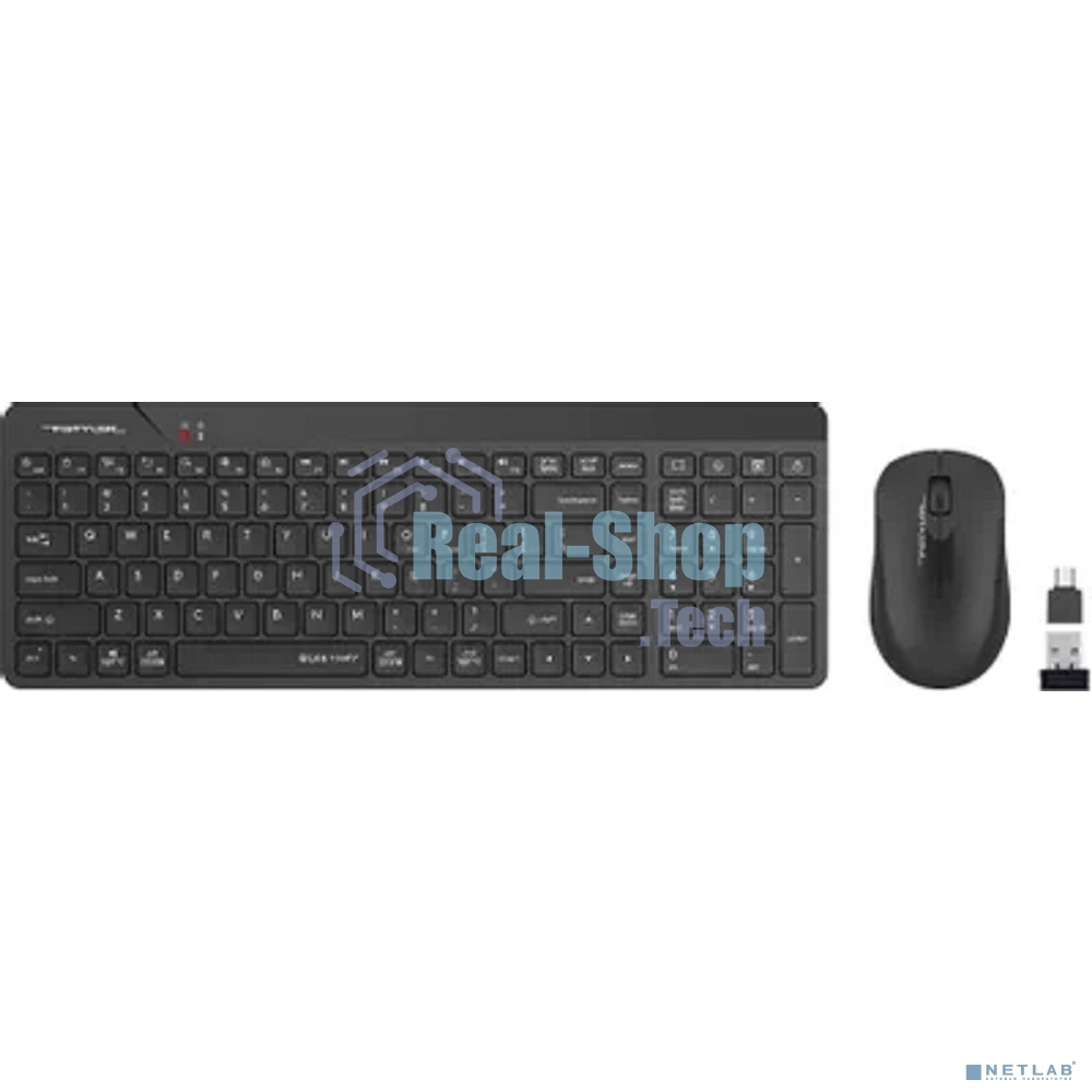 Комплект клавиатура+мышь A4Tech FStyler FG2300 Air2 беспроводной, USB, 1200 DPI, чёрный