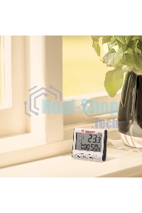 Метеостанции Rexant RM-011 70-0511 Термогигрометр комнатный с часами и функцией будильника